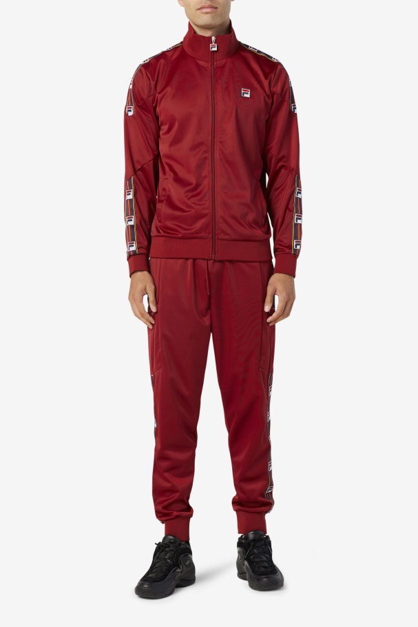 Carson Track Jacket Fila UK Rhubarb
