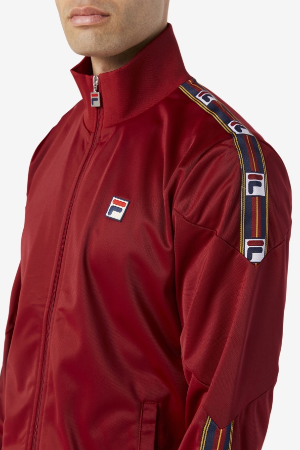 Carson Track Jacket Fila UK Rhubarb