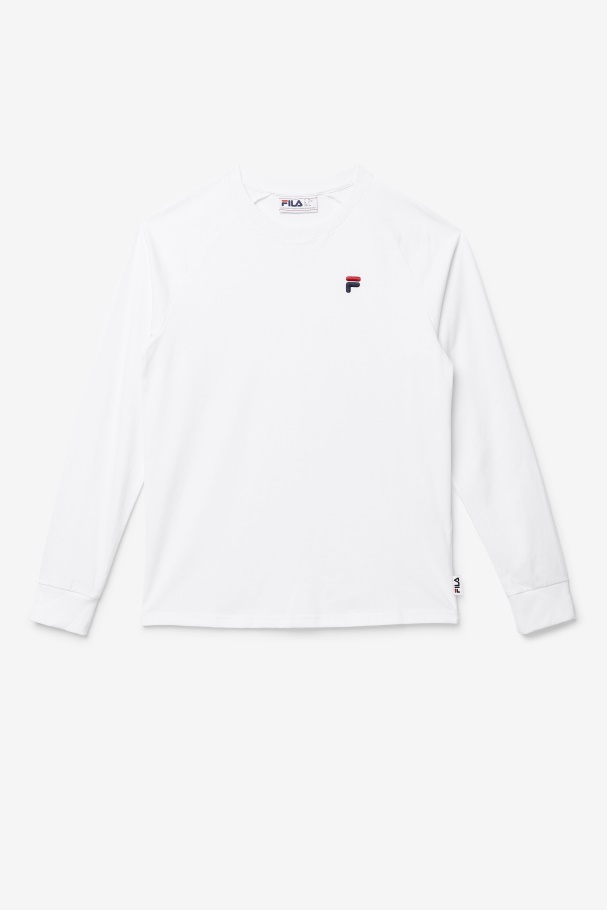 White Flynn Long Sleeve Tee Fila UK