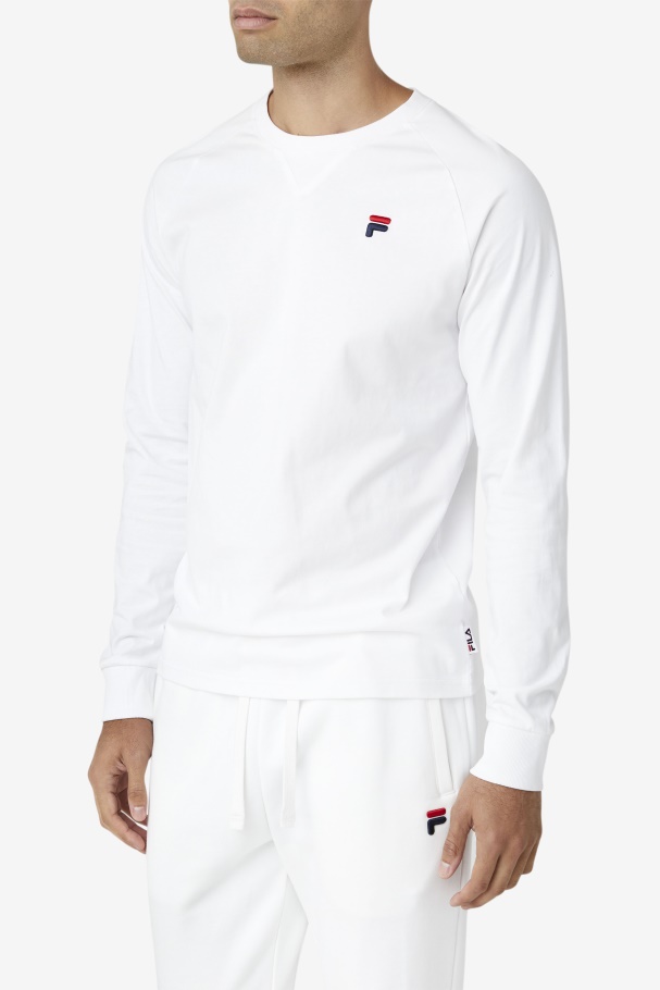 White Flynn Long Sleeve Tee Fila UK