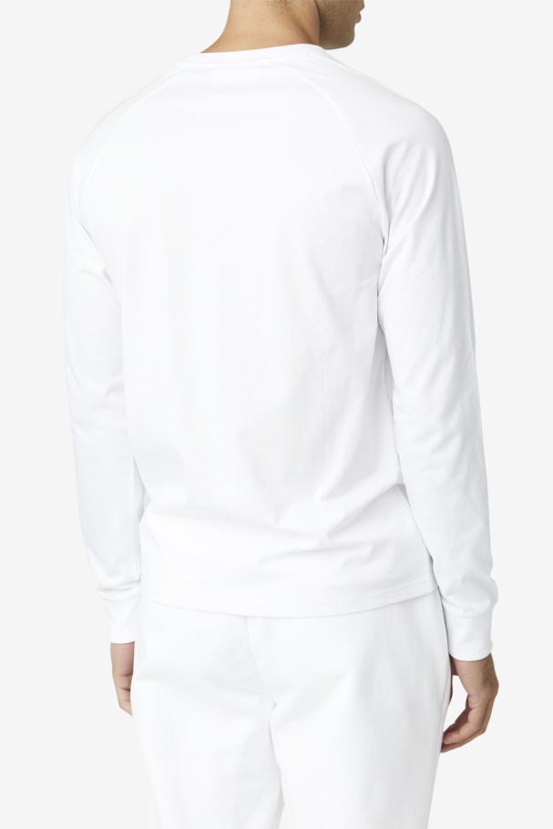 White Flynn Long Sleeve Tee Fila UK