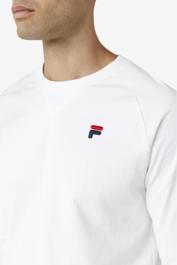 White Flynn Long Sleeve Tee Fila UK