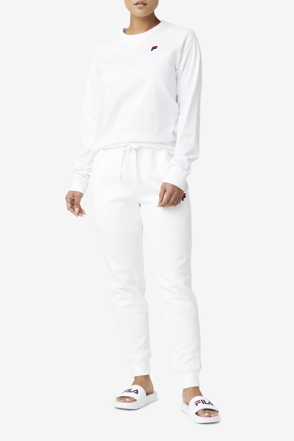 White Flynn Long Sleeve Tee Fila UK