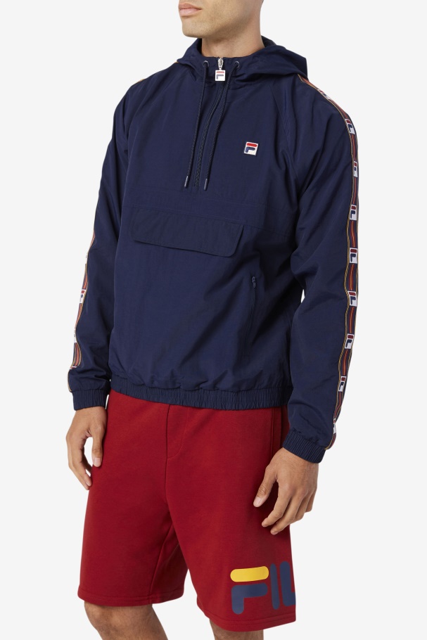 Fila UK Peacoat Cameron 1/2 Zip Wind Jacket