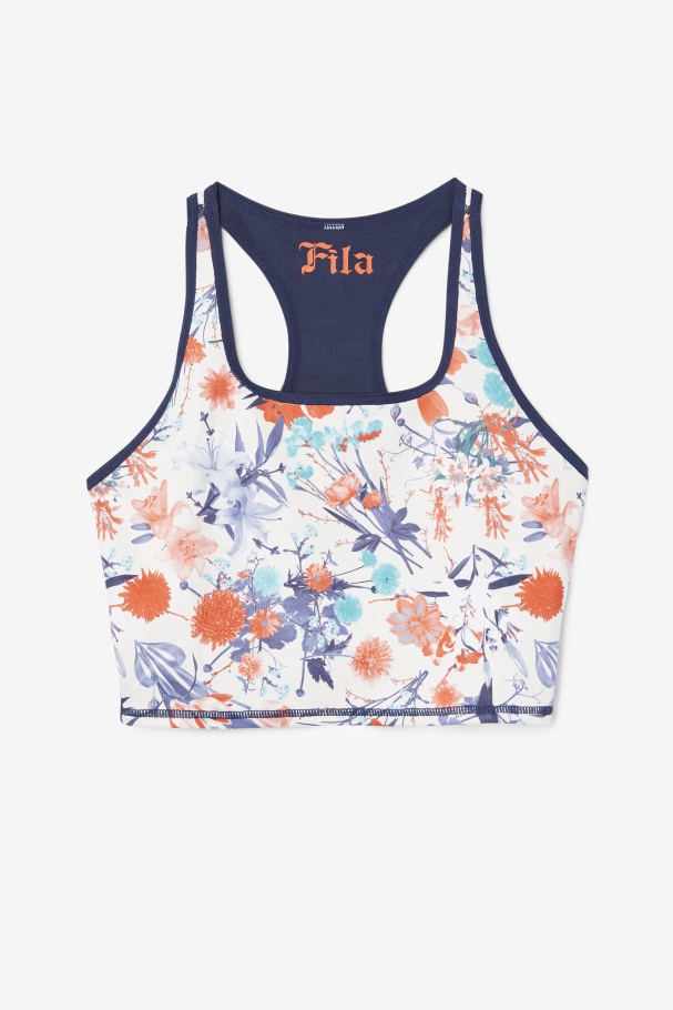 Fila UK Navy Zuri Reversible Crop Tank