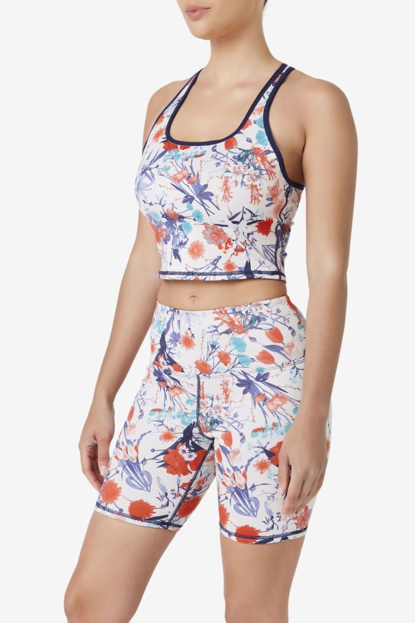 Fila UK Navy Zuri Reversible Crop Tank