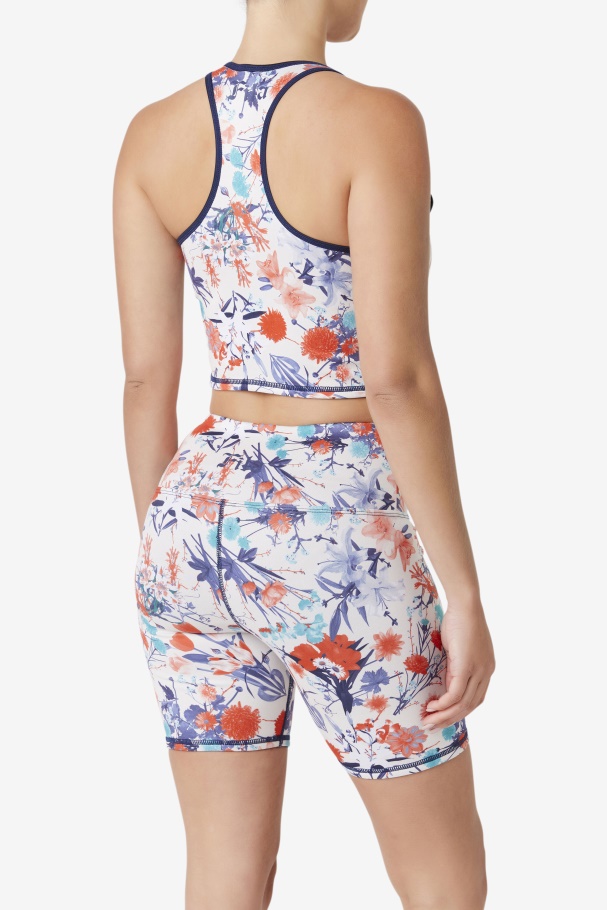 Fila UK Navy Zuri Reversible Crop Tank