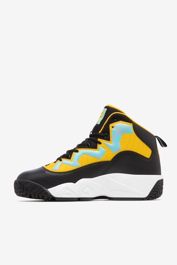 Men\'s MB Fila UK Black/Lemon/Bluefish
