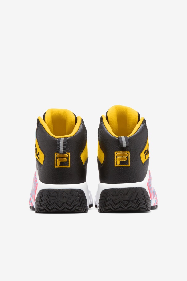 Men\'s MB Fila UK Black/Lemon/Bluefish