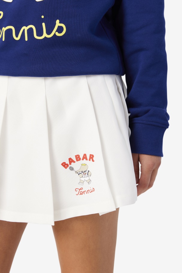Fila UK X RB Babar Lovell Skirt White Fila UK
