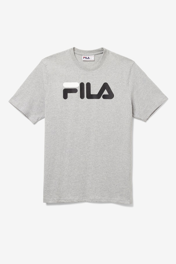 Men's Eagle Tee Heather Grey Fila UK