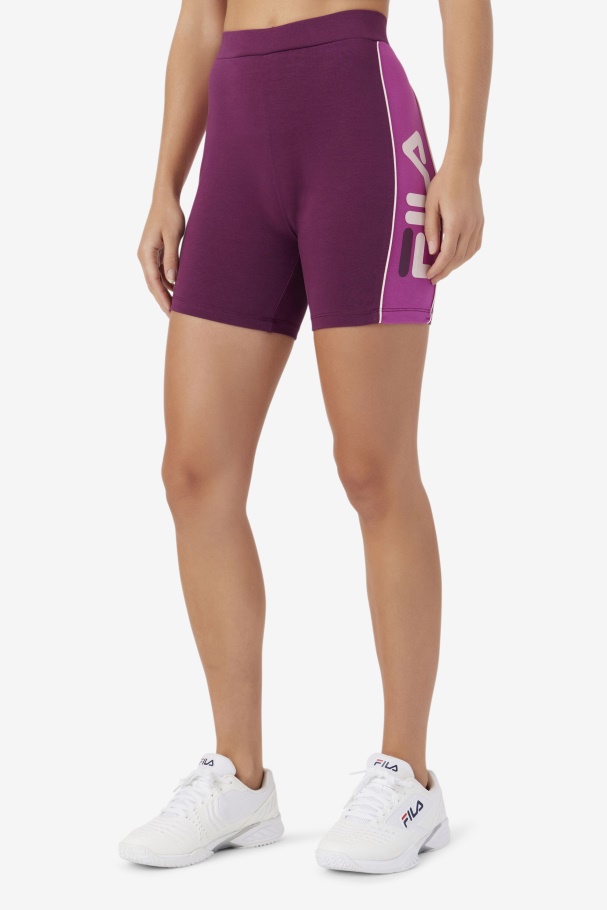 Fila UK Davina Bike Short Grape Wine/Rouge/Potpourri
