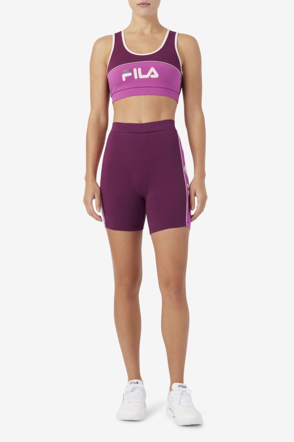 Fila UK Davina Bike Short Grape Wine/Rouge/Potpourri