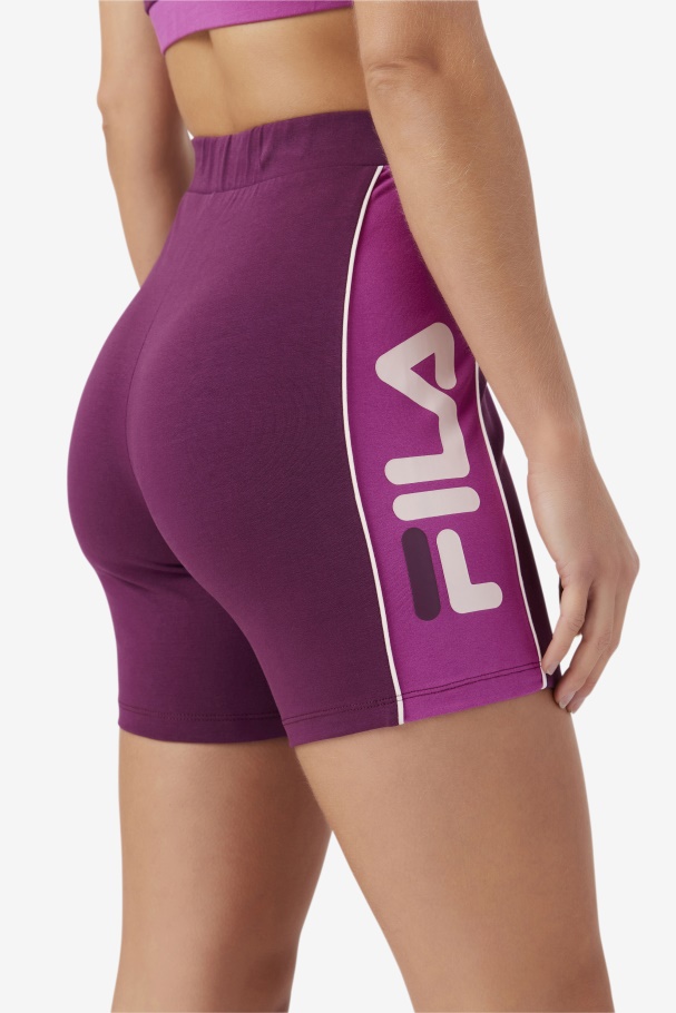 Fila UK Davina Bike Short Grape Wine/Rouge/Potpourri