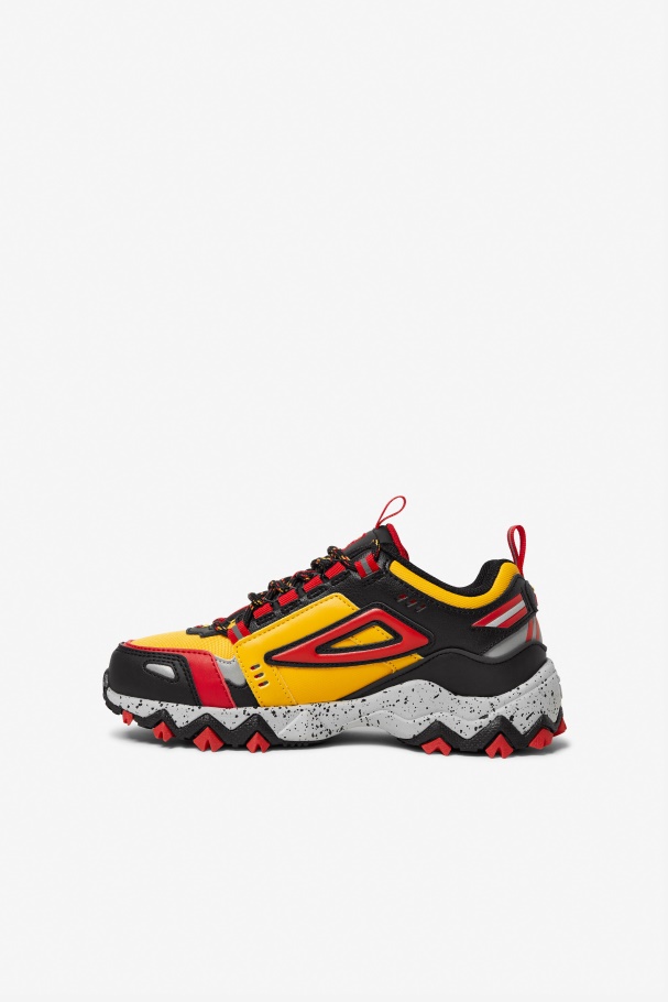 Fila UK Big Kids\' Oakmont Tr Gold/Black/Red