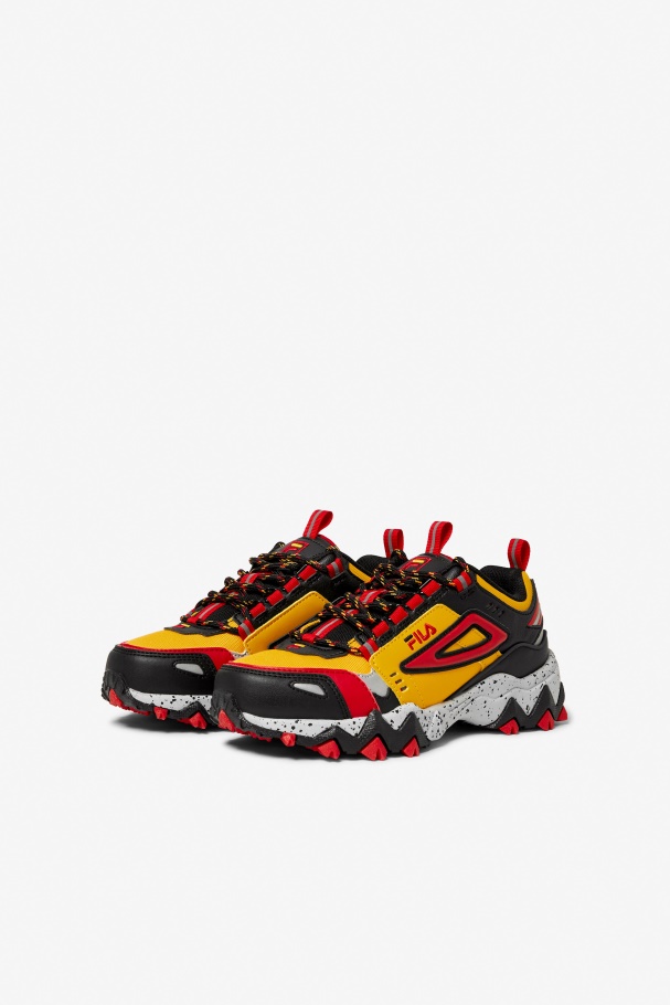 Fila UK Big Kids\' Oakmont Tr Gold/Black/Red