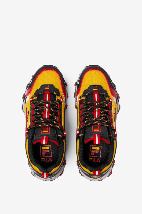 Fila UK Big Kids\' Oakmont Tr Gold/Black/Red