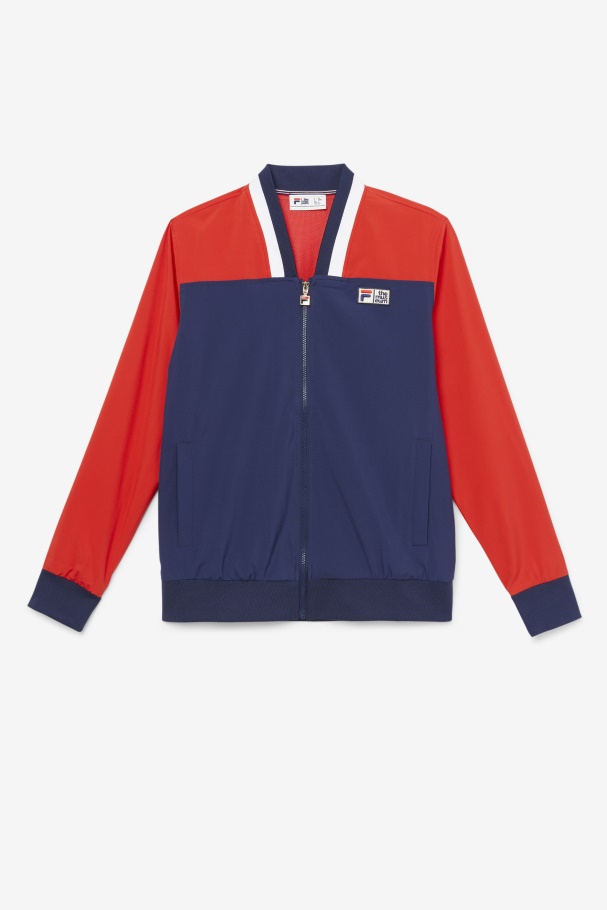 Peacoat/Red/White Fila UK x The Museum Track Jacket Fila UK