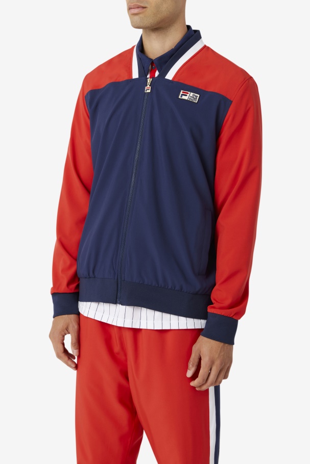 Peacoat/Red/White Fila UK x The Museum Track Jacket Fila UK