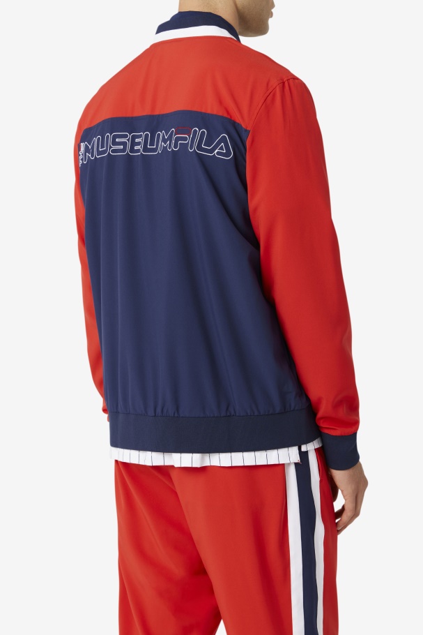 Peacoat/Red/White Fila UK x The Museum Track Jacket Fila UK