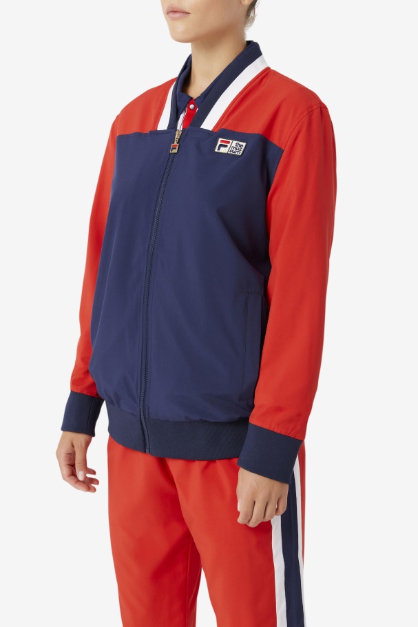 Peacoat/Red/White Fila UK x The Museum Track Jacket Fila UK