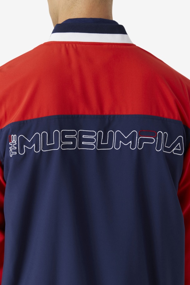 Peacoat/Red/White Fila UK x The Museum Track Jacket Fila UK