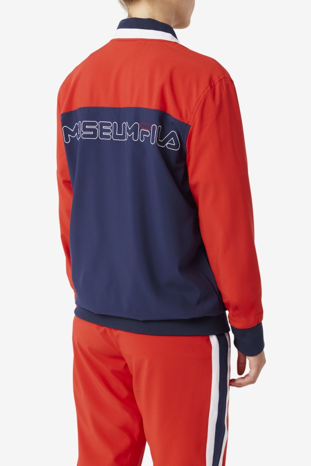 Peacoat/Red/White Fila UK x The Museum Track Jacket Fila UK