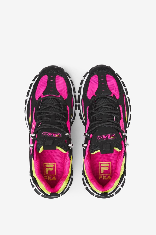 Women\'s Ray Tracer TR 2 Black/White/Pink Glow Fila UK