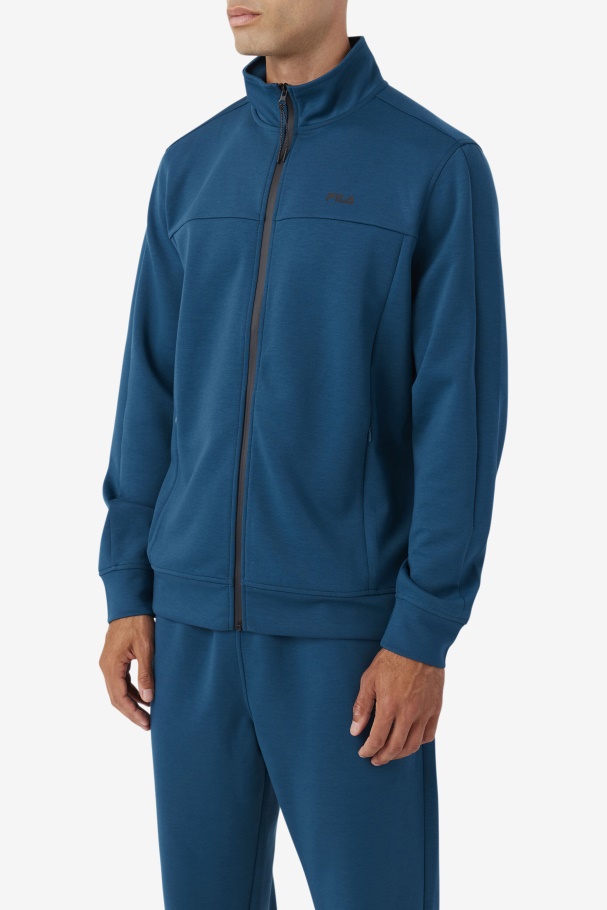 Gonal Zip Jacket Fila UK Majolica Blue/Black