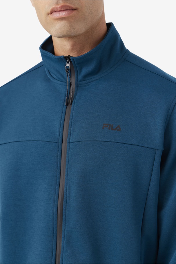 Gonal Zip Jacket Fila UK Majolica Blue/Black
