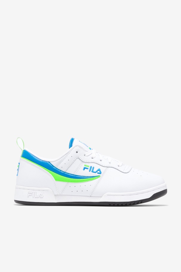 White/Green/Black Men\'s Original Fitness Fila UK