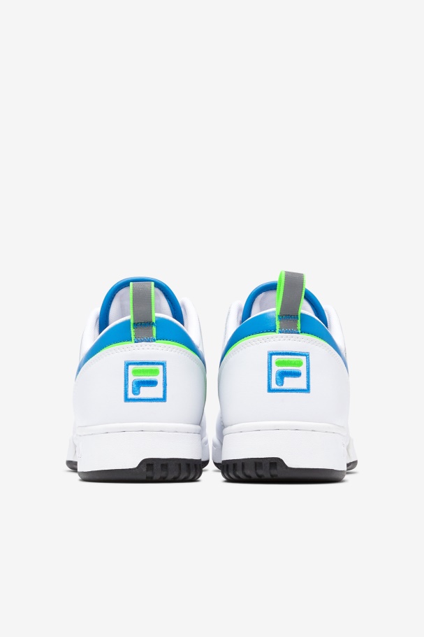 White/Green/Black Men\'s Original Fitness Fila UK