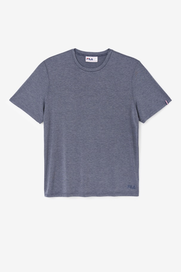 Commuter Tee India Ink Heather Fila UK