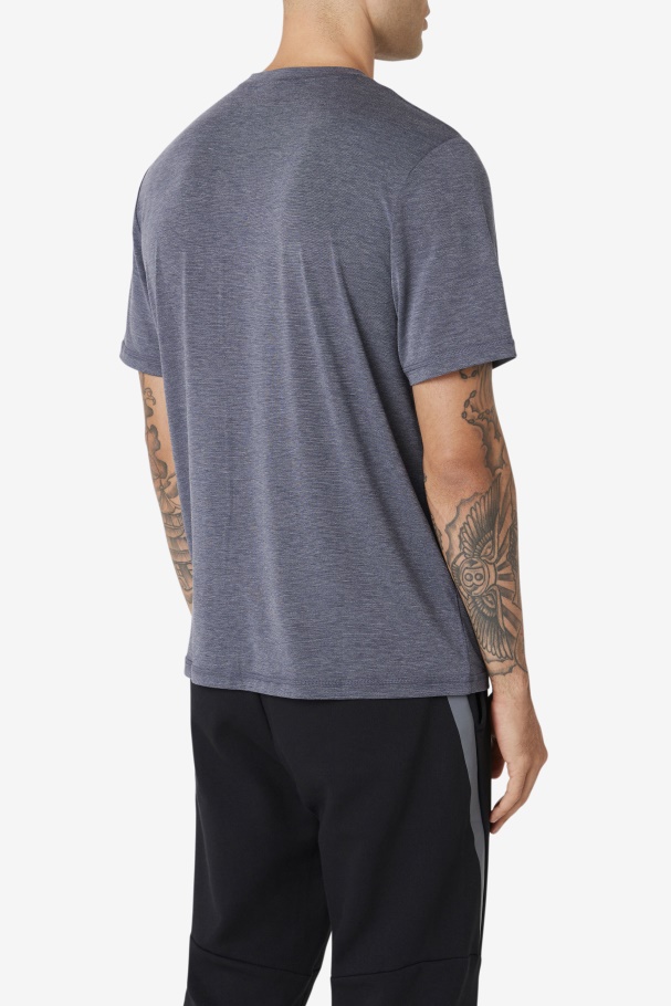 Commuter Tee India Ink Heather Fila UK