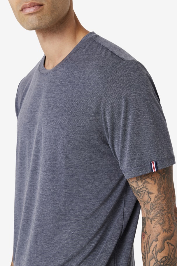 Commuter Tee India Ink Heather Fila UK