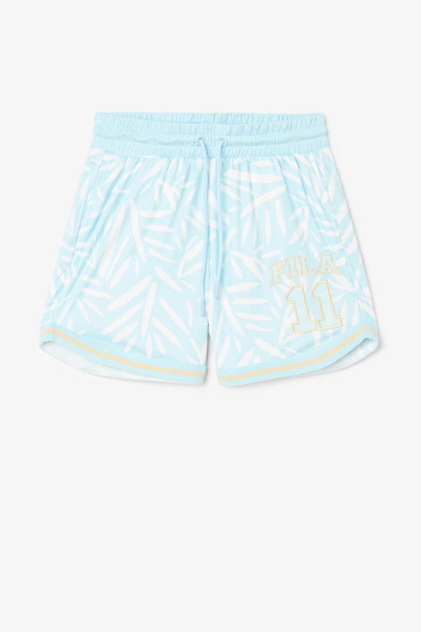 Quincy Basketball Short Blue/White Fila UK