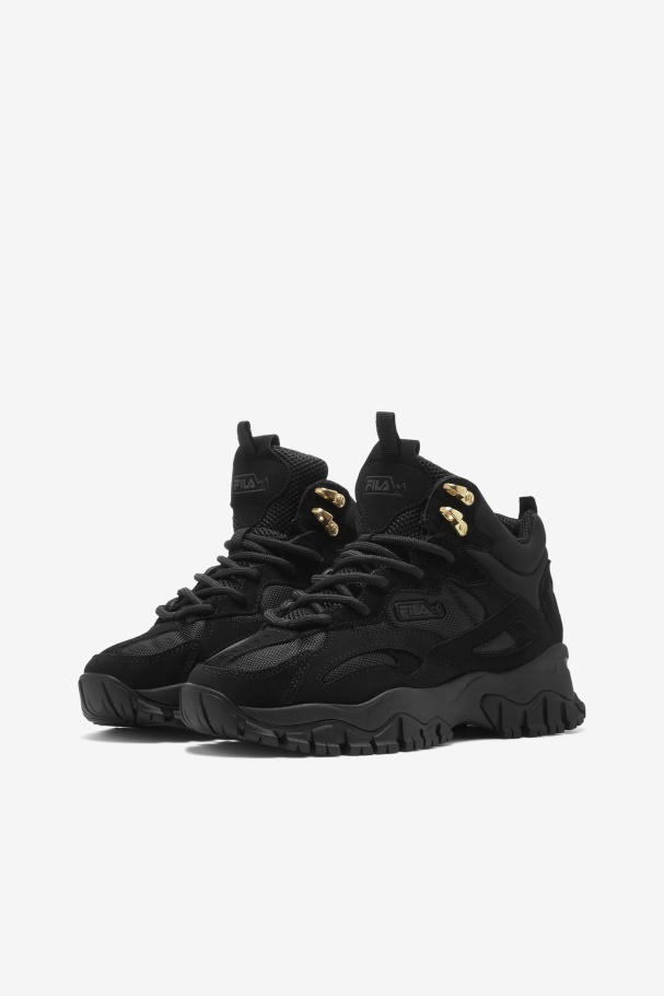 Kids\' Ray Tracer TR 2 Mid Fila UK Black