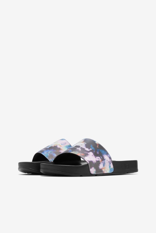 Multi/Black/White Fila UK Women\'s Drifter Tie Dye