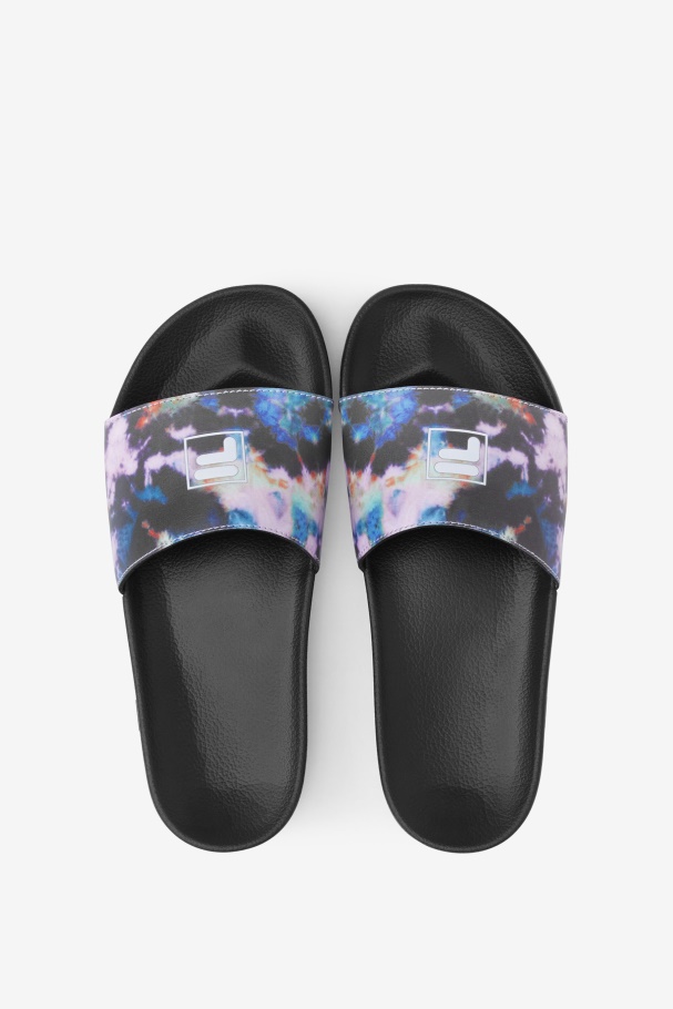 Multi/Black/White Fila UK Women\'s Drifter Tie Dye