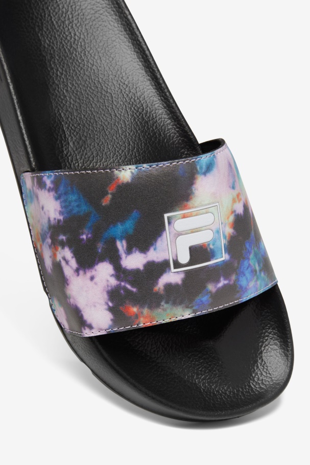 Multi/Black/White Fila UK Women\'s Drifter Tie Dye