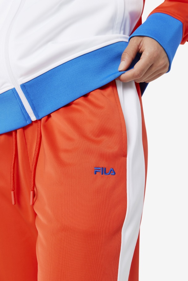 Dominican Republic Pant Fiery Red/White Fila UK