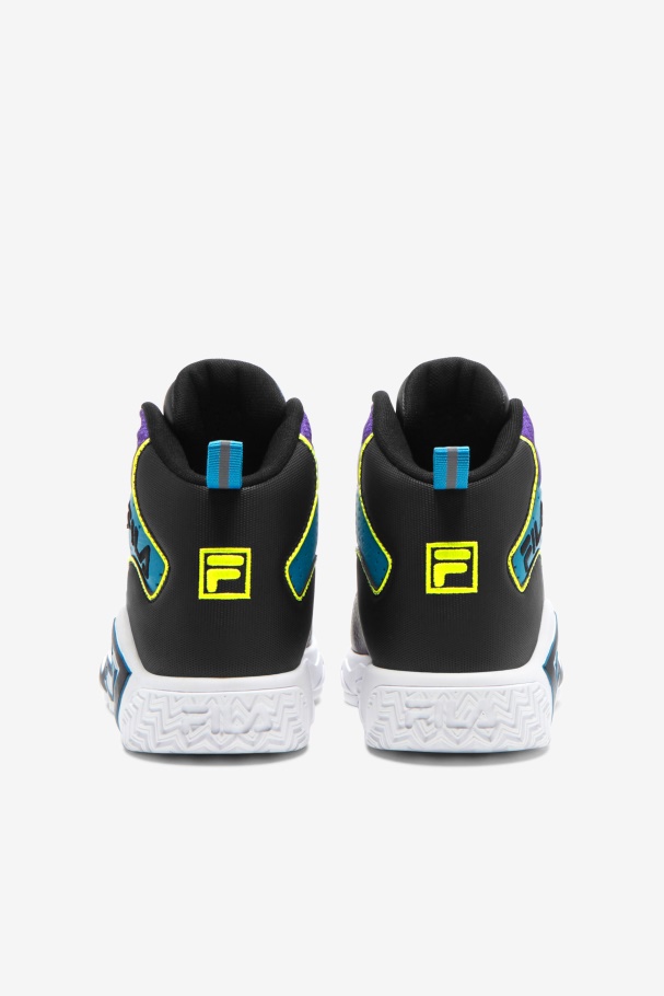 Black/Yellow/Purple Big Kids\' Mb Fila UK
