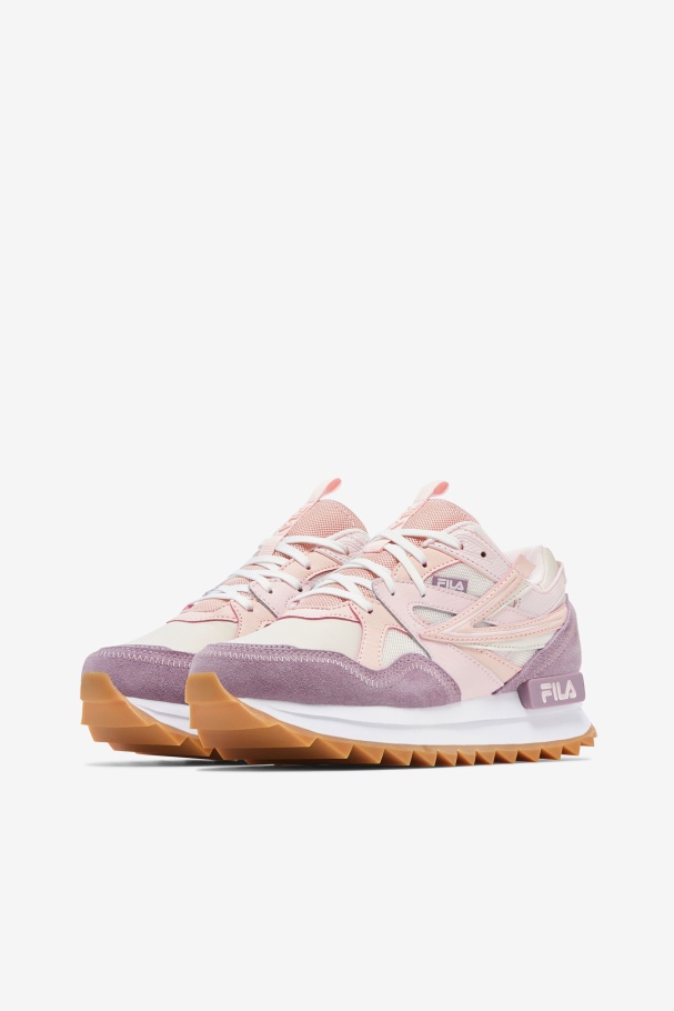 Fila UK Women\'s Sandenal Orbit Eggnog/Pink/Peach Whip