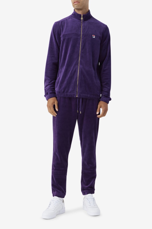 Ravid Velour Jacket Blackberry Cordial Fila UK
