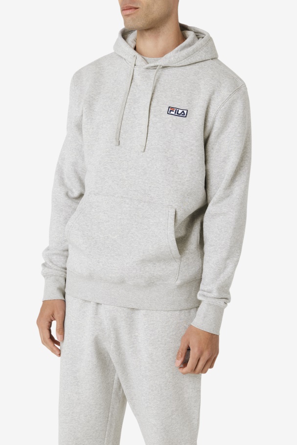Fila UK Grey Heather/White Algot Hoodie