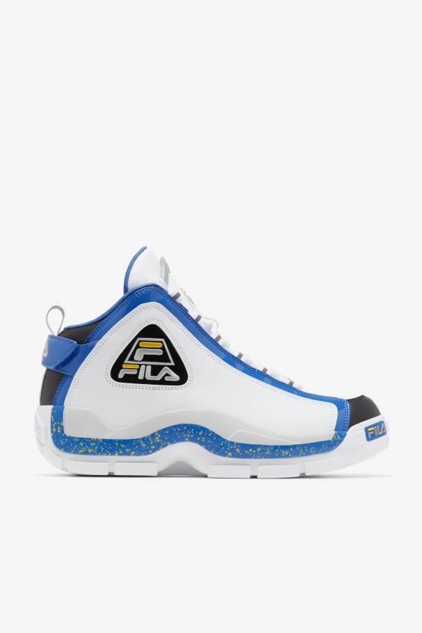Fila UK Men's Grant Hill 2 White/Nebulas Blue/Lemon