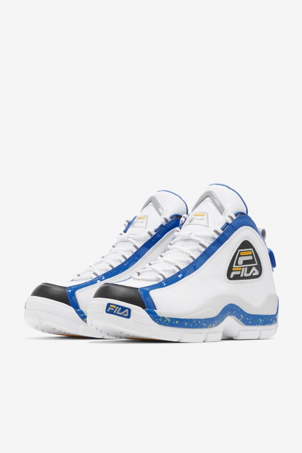 Fila UK Men\'s Grant Hill 2 White/Nebulas Blue/Lemon