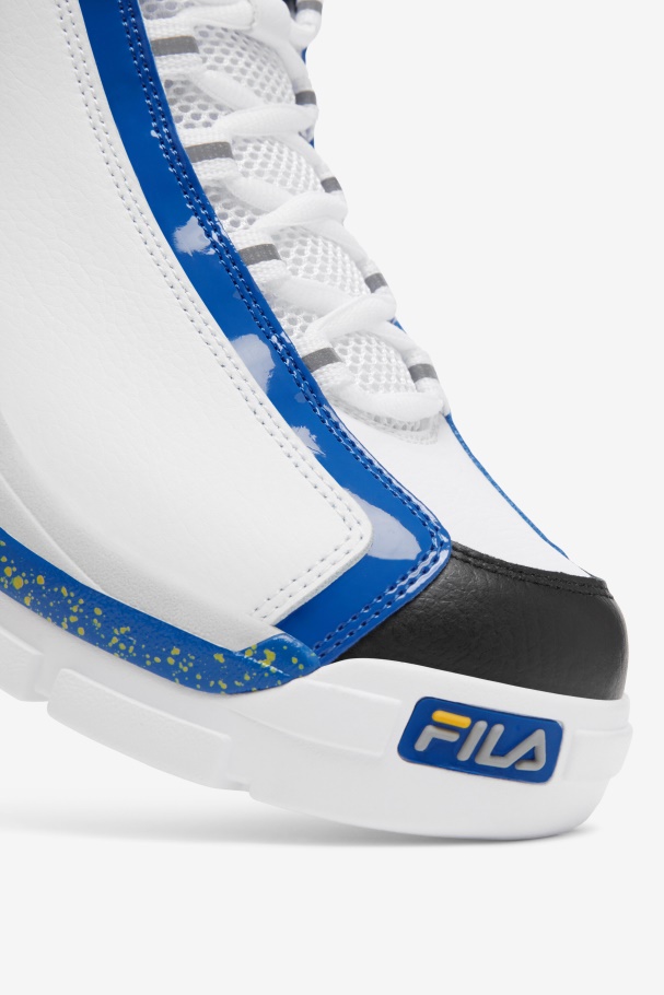 Fila UK Men\'s Grant Hill 2 White/Nebulas Blue/Lemon