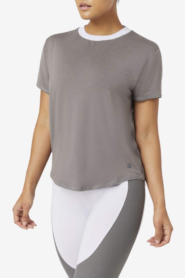 Fila UK Gargoyle Fi-Lux Short Sleeve Top