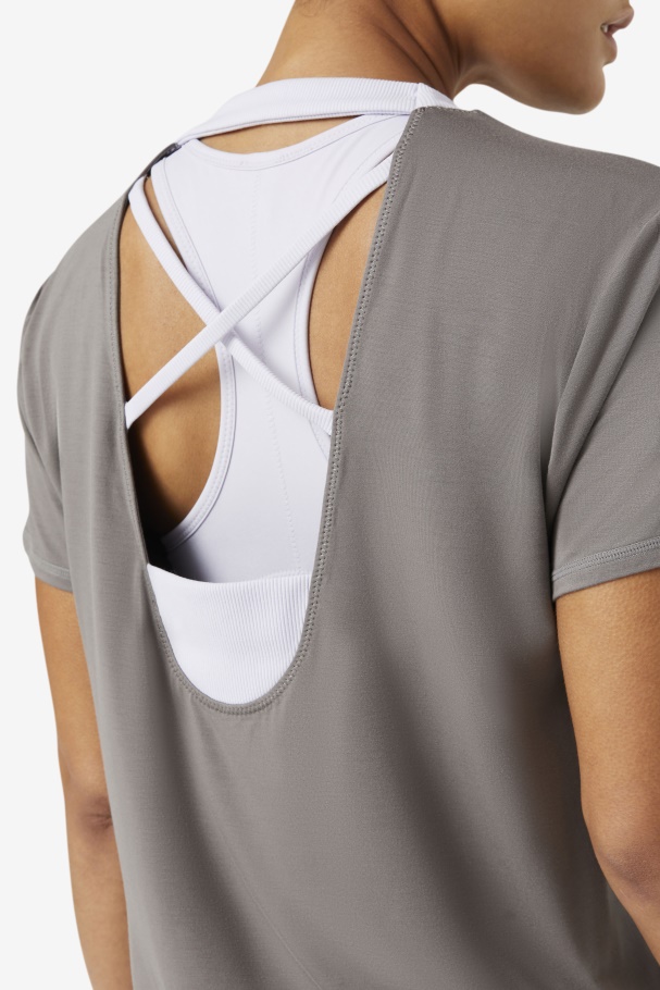 Fila UK Gargoyle Fi-Lux Short Sleeve Top